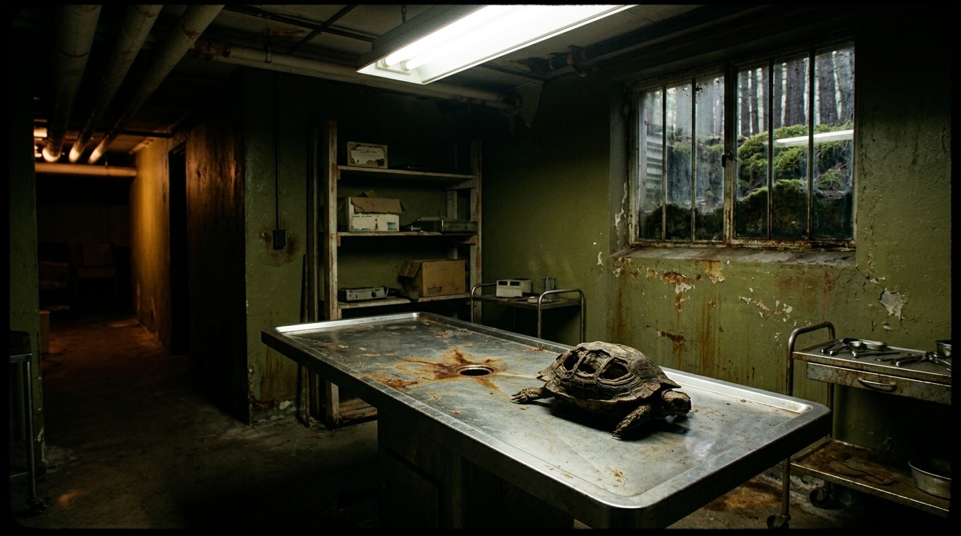 Smiley's Autopsy Confirms Creature Conversion and Bile as Fromville's Death-Management Substrate